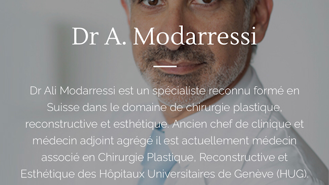 Dr Ali Modarressi Chirurgie plastique, reconstructive et esthétique