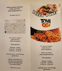 Menu / carte de Pizzaimbiss Toni à Schopfheim