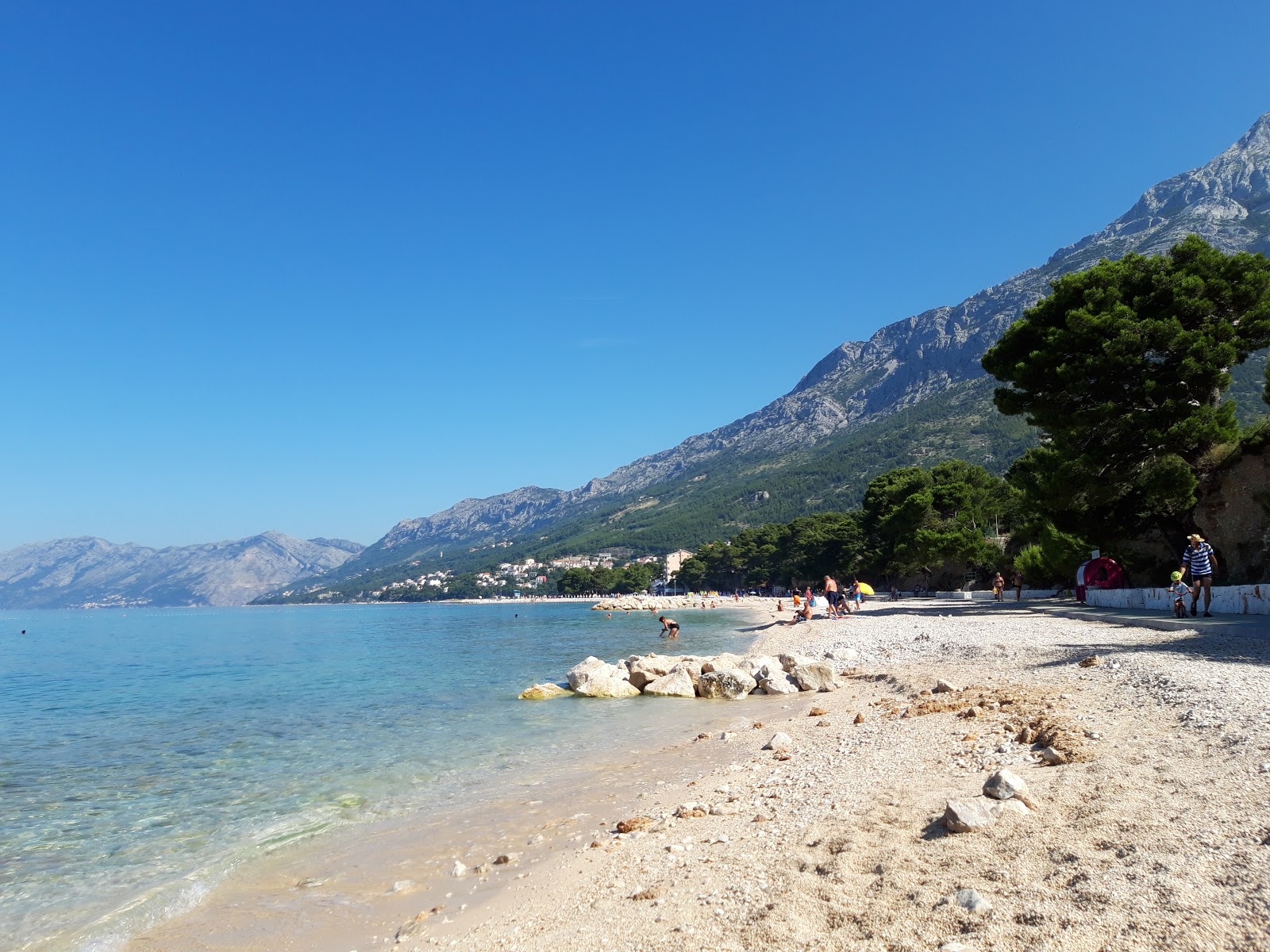 Foto van Gradska Strand met meerdere ruime baaien
