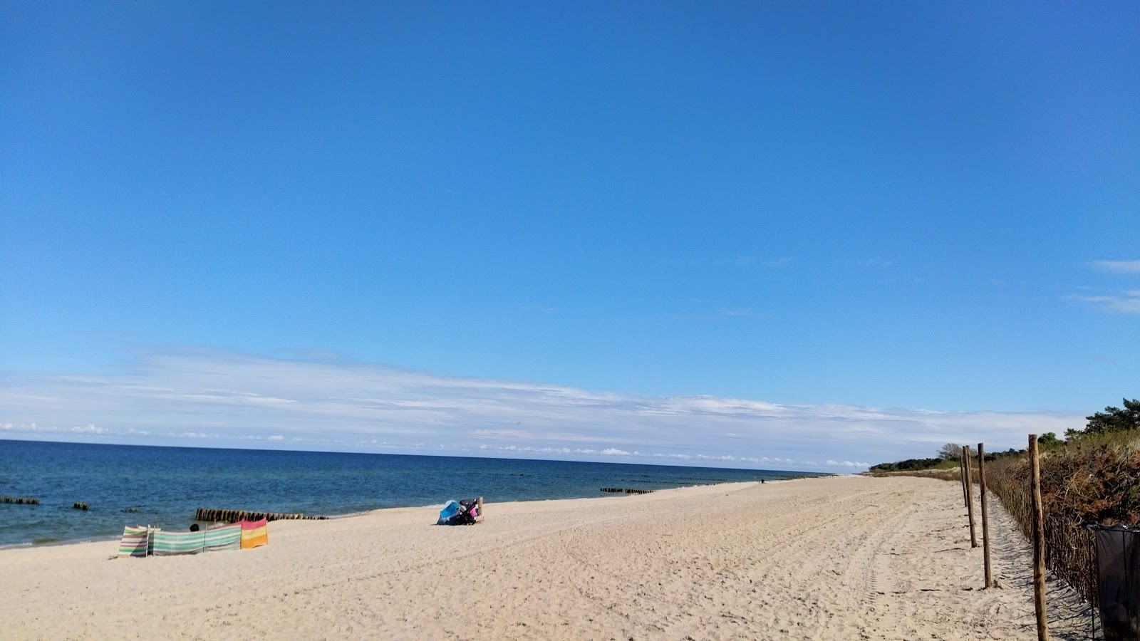 Nordowe Morsy Beach的照片 带有长直海岸