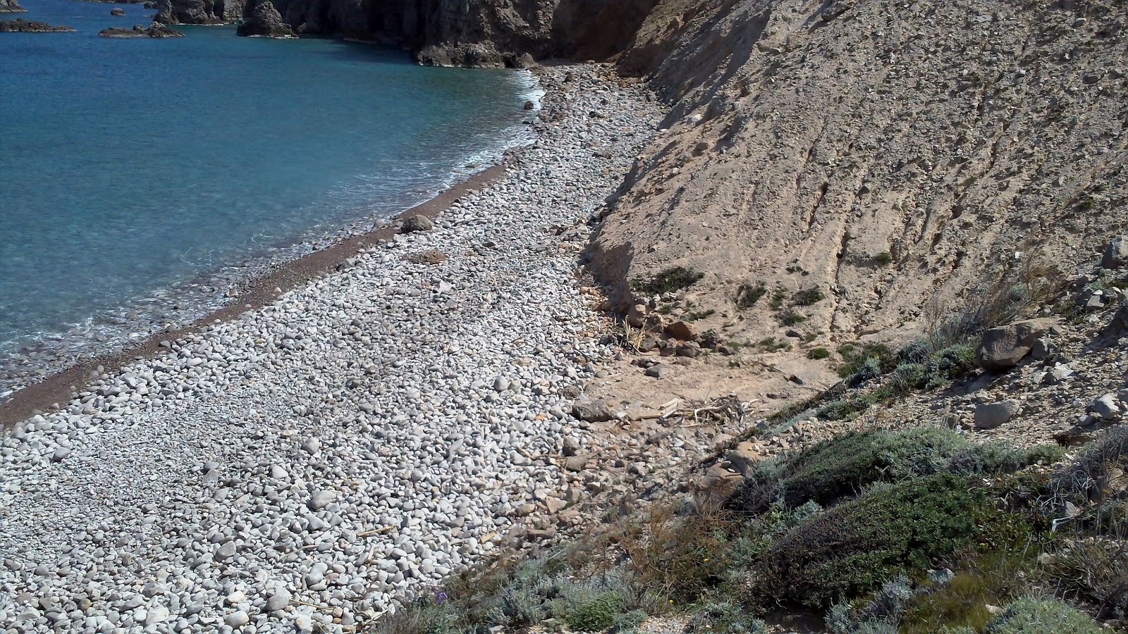 Foto von Tourkothalassa beach wilde gegend
