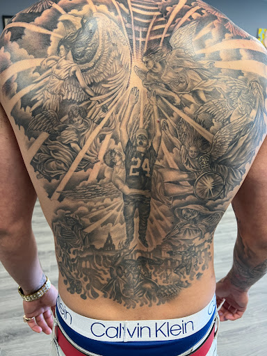 Explore rib cage tattoo ideas for guys, creative tattoo ideas in Pittsburg, available at Delta Art & Tattoo