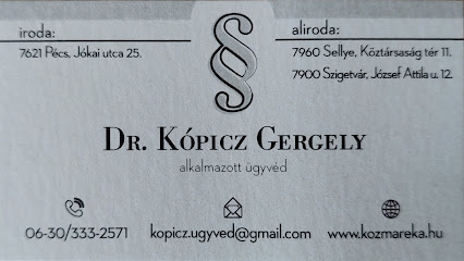 dr. Kópicz Gergely