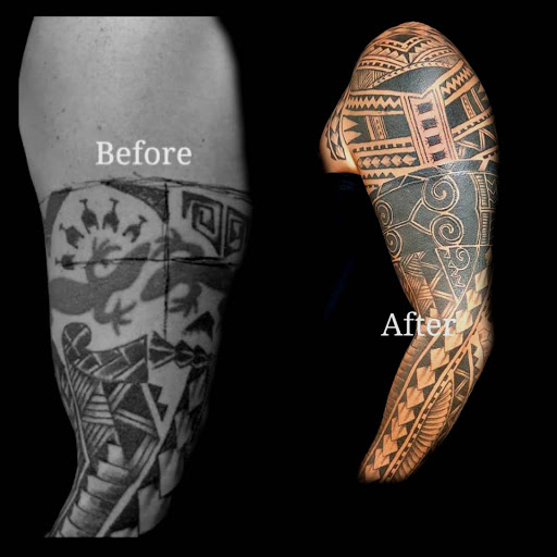 Explore inosuke tattoo ideas, creative tattoo ideas in Lake Mary, available at Balinese Tattoo USA