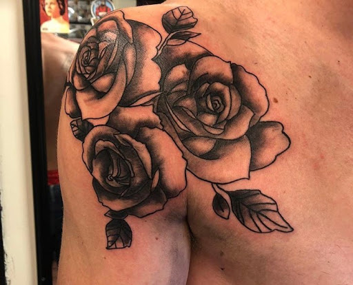 Explore massage therapist tattoo ideas, creative tattoo ideas in Alamosa, available at The Shop Tattoo & Comics