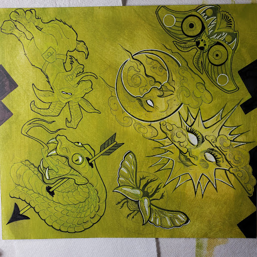 Find spooky tattoo ideas for your next unique tattoo in Albuquerque at Rabbit Hole Tattoo Studio