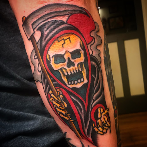 Explore foot tattoo cover up ideas, creative tattoo ideas in Libertyville, available at Art With Atattooed