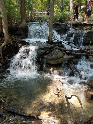 Natural waterfalls in Kansas City
