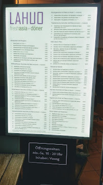 Restaurant Lahuo Asia Bistro à Dresden (la carte)