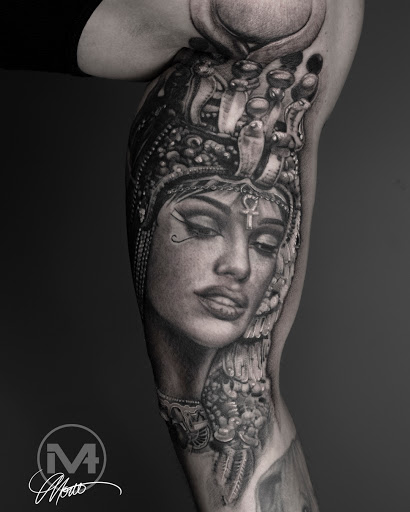 Explore arcane tattoo ideas, creative tattoo ideas in Greenwood, available at Vault 74 Tattoo, LLC