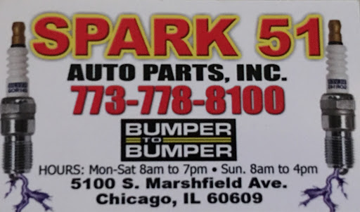 Auto Parts Store «Sparks Auto Parts», reviews and photos, 5100 S Marshfield Ave, Chicago, IL 60609, USA
