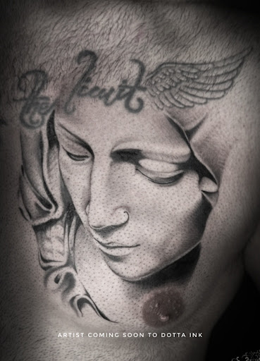Explore black medusa tattoo ideas, creative tattoo ideas in Downey, available at Dotta Ink Tattoo & Piercing Parlour