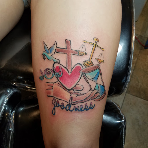 Explore shoulder tattoo ideas for females, creative tattoo ideas in Newburgh, available at Shangri-Las Tattoo Emporium