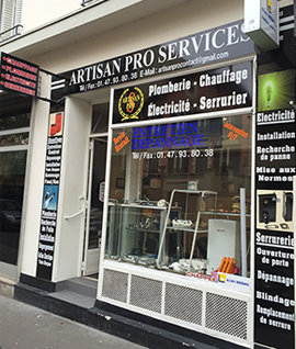 ARTISAN PRO SERVICES Plomberie chauffage électricité à Asnières-sur-Seine