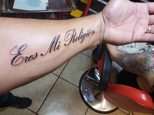 Explore time flies tattoo ideas, creative tattoo ideas in Odessa, available at Evil Ink Tattoo