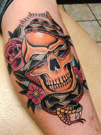 Explore feminine shoulder tattoo ideas, creative tattoo ideas in Powell, available at Against All Odds Tattoos and Piercings