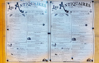 Les Antiquaires à Paris menu