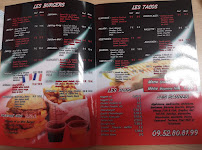 Menu / carte de JMK Burger à Jassans-Riottier