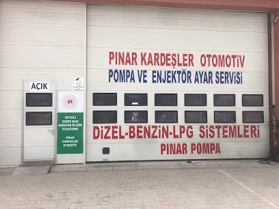 Pınar kardeşler otomotiv pompa ve enjektör ayar servisi lpg yakıt sistemleri servisi