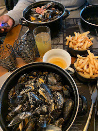 Moules-frites du Restaurant français Crèpes et Coquillages à Cancale - n°8