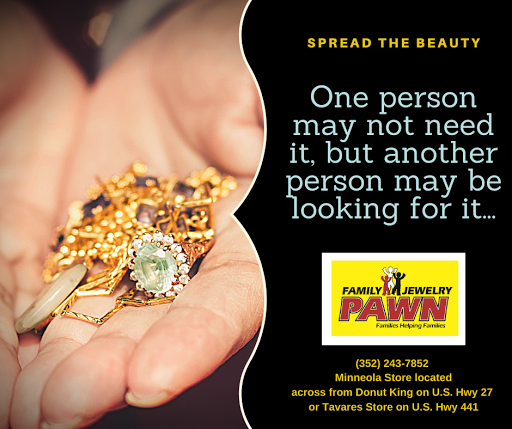 Pawn Shop «Family Jewelry & Pawn (Clermont-Minneola)», reviews and photos, 327 S Hwy 27, Minneola, FL 34715, USA