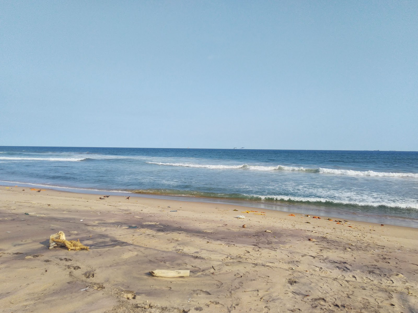 Foto av Sagar Nagar Beach och bosättningen