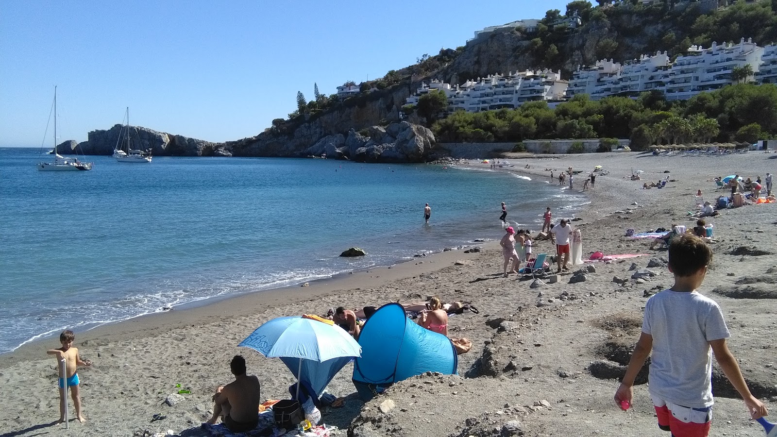 Photo de Playa Marina del Este avec petite baie