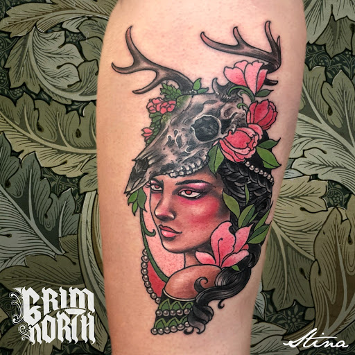 Explore collarbone tattoo ideas men, creative tattoo ideas in Portsmouth, available at Grim North Tattoo and Piercing