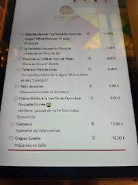 Menu / carte de Restaurant L'Escargot à Valenciennes