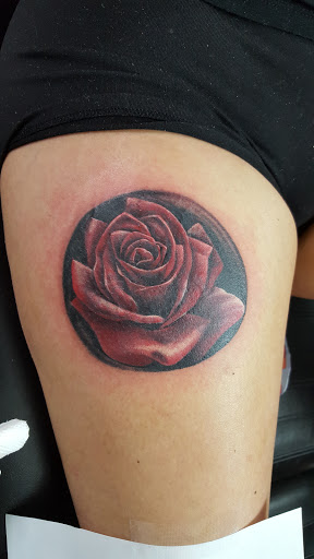 Explore tattoo ideas beach theme, creative tattoo ideas in Warren, available at Dark Horse Tattoo Co. LLC.