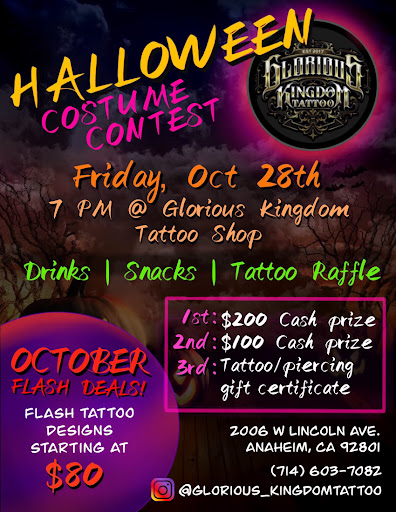 Explore great shoulder tattoo ideas, creative tattoo ideas in Anaheim, available at Glorious Kingdom Tattoo (Walk ins Welcome)