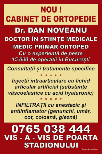 Opinii despre CABINET MEDICAL INDIVIDUAL DR. NOVEANU DAN ORTOPEDIE - DOCTOR IN STIINTE MEDICALE în <nil> - Doctor