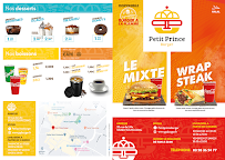 Menu / carte de Petit Prince Burger à Tourcoing