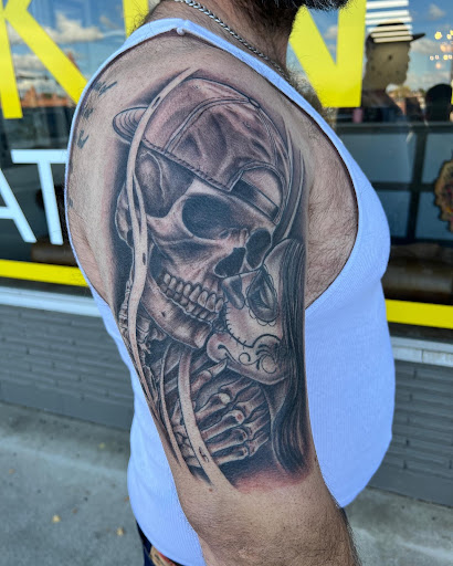 Explore chest name tattoo ideas, creative tattoo ideas in Spokane, available at DZ INK TATTOO PARLOR