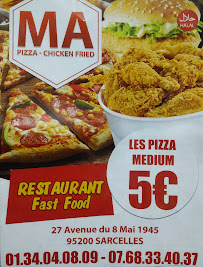 Ma-Pizza-Sarcelles à Sarcelles menu