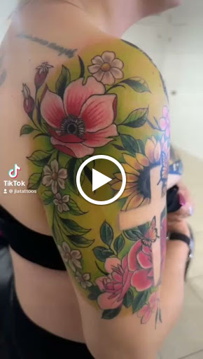 Explore maryland flag tattoo ideas, creative tattoo ideas in Kissimmee, available at Precision Ink Tattoo Company