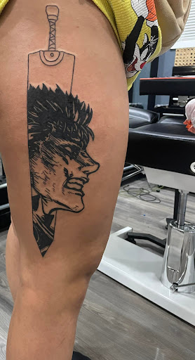 Explore cool upper arm tattoo ideas, creative tattoo ideas in Omaha, available at Villains Black