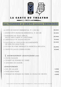 Restaurant Le théatro à Plaisance-du-Touch (la carte)