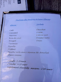 Crêperie Le Dundee à Paimpol menu