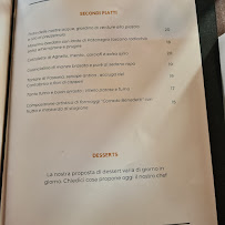 Menu / carte de Hostaria Marsala 2 à Valeggio sul Mincio