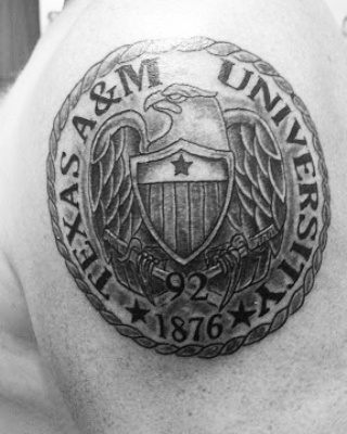 Explore camino tattoo ideas, creative tattoo ideas in Frisco, available at Frisco Tattoo Company - Steel PaintBrush