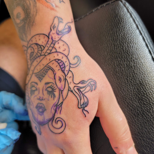 Explore harmony tattoo ideas, creative tattoo ideas in Traverse City, available at Pinups & Needles