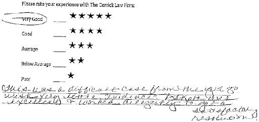 Personal Injury Attorney «The Derrick Law Firm», reviews and photos