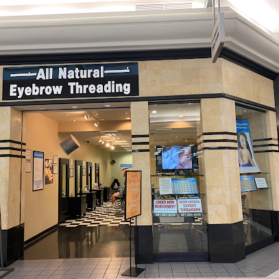 All natural eyebrow threading