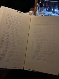 La Plume Rive Droite à Paris menu