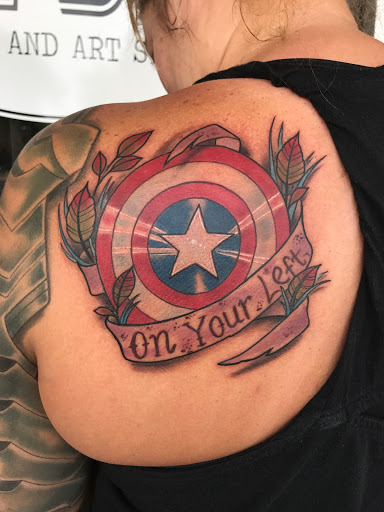 Explore leo and libra tattoo ideas, creative tattoo ideas in Ankeny, available at All Day Tattoo and Art Studio