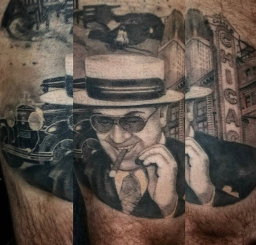 Explore north star tattoo ideas, creative tattoo ideas in Kenosha, available at Kenosha Tattoo Company