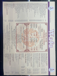 Menu du WAFU Osny à Osny