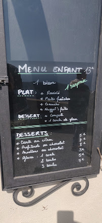 Restaurant Le Righi à Ste Agnès menu