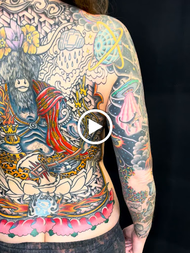Explore traditional knee tattoo ideas, creative tattoo ideas in Hackettstown, available at First Place Tattoos